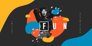 How to create a digital collage with the flat abstract portrait effect