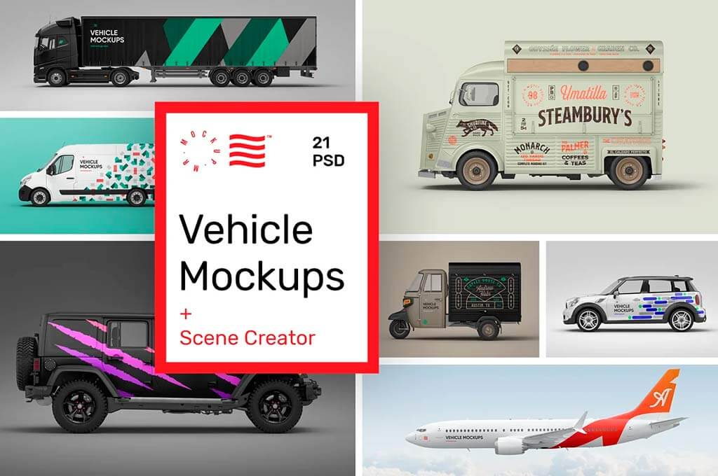 Vehicle Mockups — Car Mockups