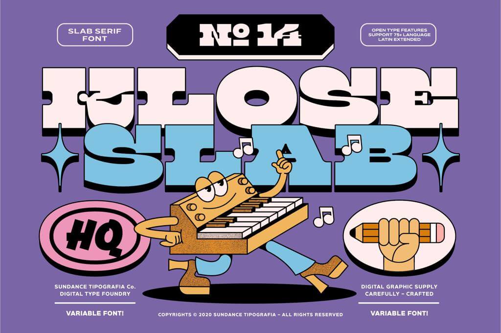 Klose Slab Font Family