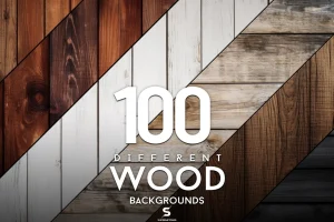 100 Wood Backgrounds – Seamless Textures Patterns
