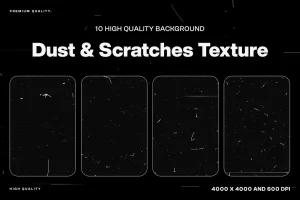 10 Dust & Scratches Background Overlay Textures