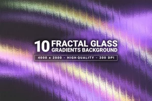 10 Fractal Glass Gradients