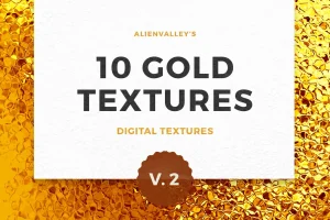 10 Gold Textures Vol. 2
