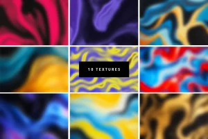 10 Grainy Gradient Backgrounds