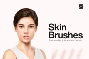 10 Skin Brushes Procreate