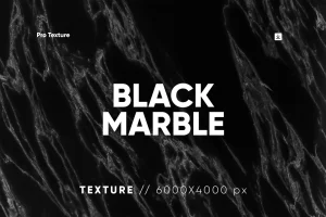 12 Black Marble Textures HQ