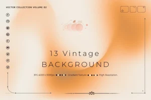 13 Vintage Gradients Background