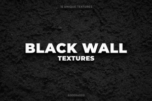 15 Black Wall Textures