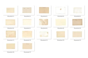 15 Vintage Postcard Texture HQ