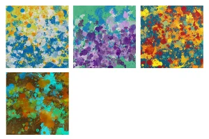 16 Paint Splatter Backgrounds Vol. 2