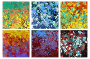 16 Paint Splatter Backgrounds Vol. 3