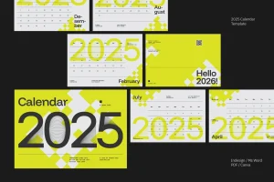 2025 Calendar Template – Blendax