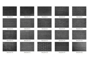 20 Black Brick Wall Texture