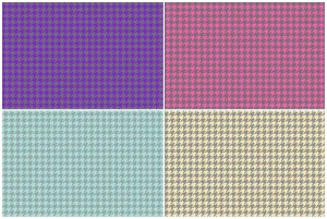 20 Houndstooth Pattern Textures