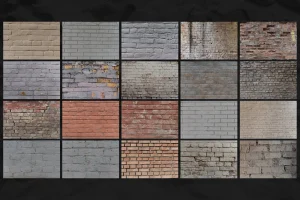 20 Old Brick Wall Texture Background