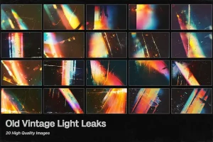 20 Old Vintage Light Leaks