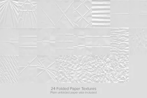 24 Folded Paper Overlays