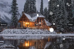 25 Snow Photoshop Overlays