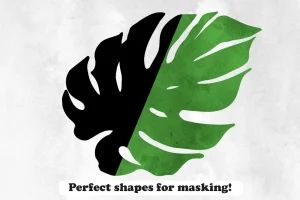 26 Floral Elements Photoshop Stamp Brushes