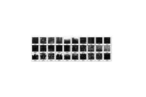 30 Charcoal Texture Photoshop Stamp Brushes