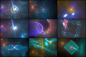 30 Stamp Brush Space Backgrounds – Vol. 1