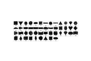 48 Geometric Ink Photoshop Stamp Brushes