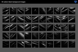 50 Black & White Carbon Textures