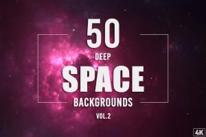50 Deep Space Backgrounds – Vol. 2