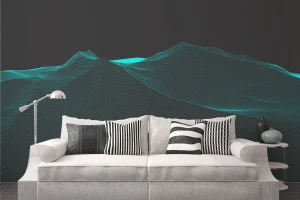 50 Mountain Wireframe Backgrounds