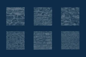 60 Stone Wall Photoshop Brushes