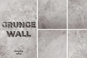 6 Grunge Wall Surface Texture Backgrounds