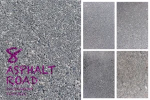 8 Asphalt Road Surface Texture Backgrounds