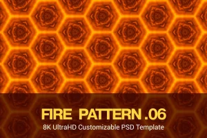 8K UltraHD Seamless Fire Pattern Background