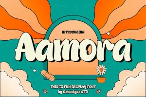 Aamora – This is Fun Display Font