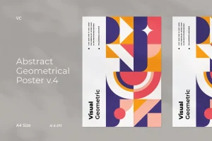 Abstract Geometrical Poster v.4