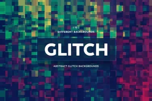 Abstract Glitch Backgrounds