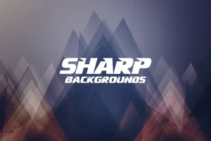 Abstract Sharp Backgrounds