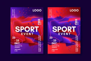 Abstract Sport Poster Templates