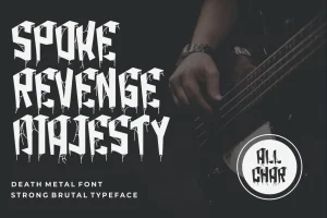 ACHERON FONT – Scary Gothic Typeface