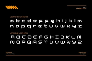 Aeonika – Futuristic Typeface