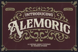 Alemoric Vintage Font