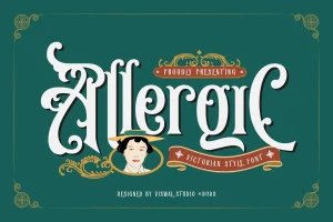 Allergic – Vintage Font