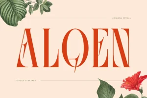 Alqen- Branding Logo Font