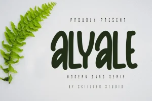 Alyale – Modern Sans Serif