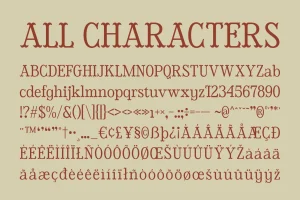 Amadeus – Tuscan Font