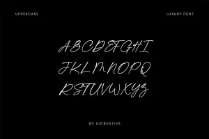 Anthonia Signature Font
