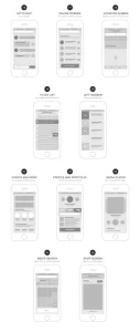 App Wireframes UI Kit