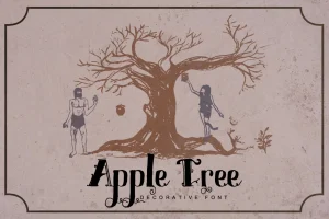 Apple Tree – Decorative Font