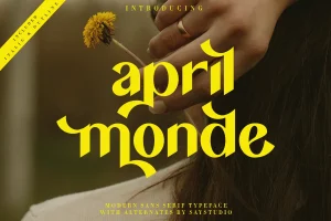 April Monde – Modern Elegant Font