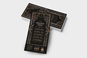 Art Deco Flyer & Menu